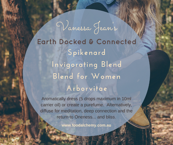 Earth Docked & Connected essential oil reference: Spikenard, Invigorating Blend, Blend for Women, Arborvitae