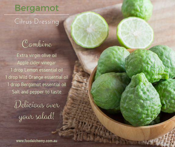 Bergamot Citrus Dressing with Bergamot, Lime and Wild Orange essential oils