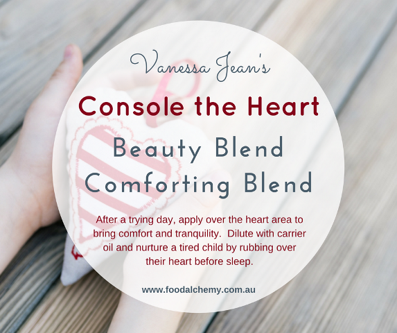 Console the Heart essential oil reference: Beauty Blend, Comforting Blend