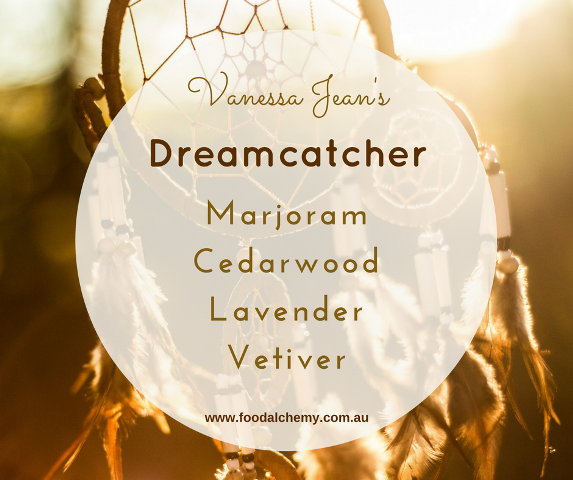 Dreamcatcher essential oil reference: Marjoram, Cedarwood, Lavender