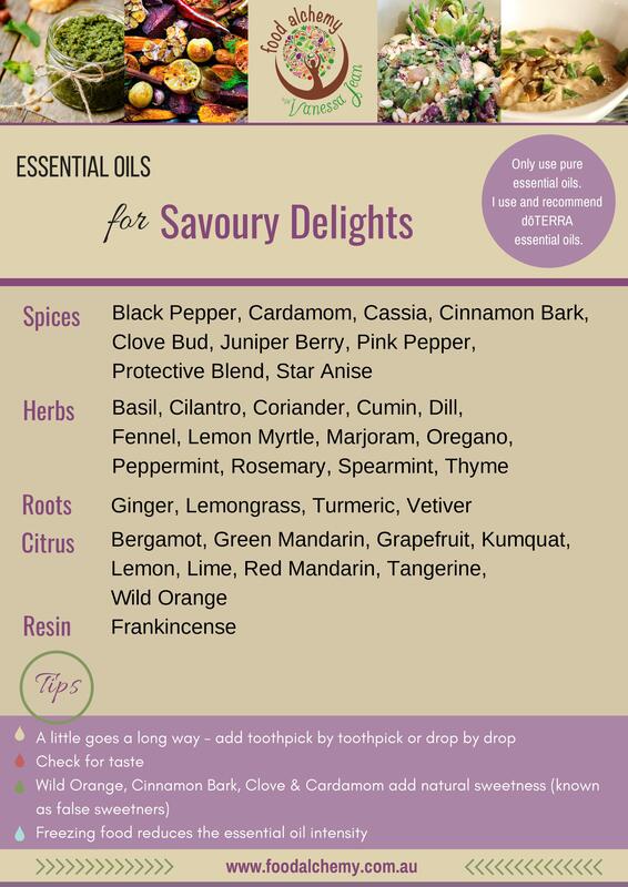 Essential Oils for Savoury Delights
