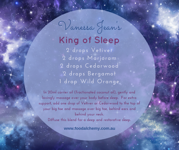 King of sleep essential oil reference: Vetiver, Marjoram, Cedarwood, Bergamot, Wild Orange