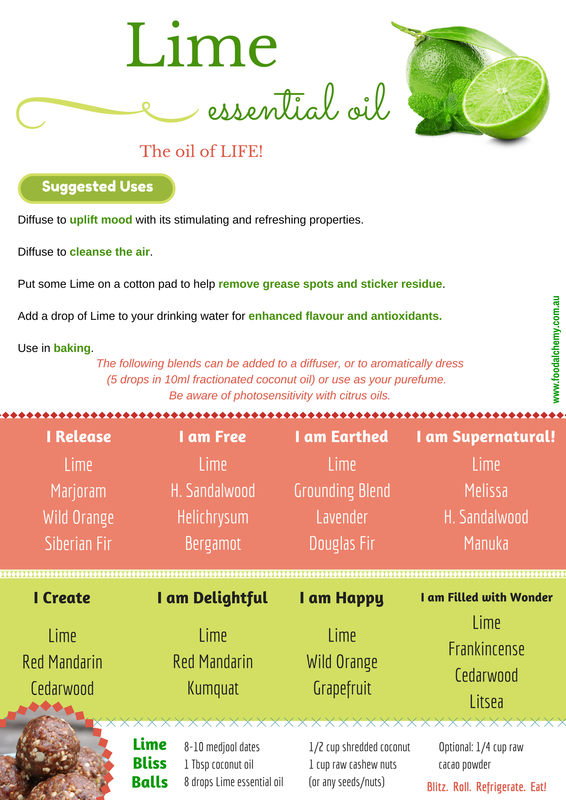 Lime essential oil fact sheet 2
