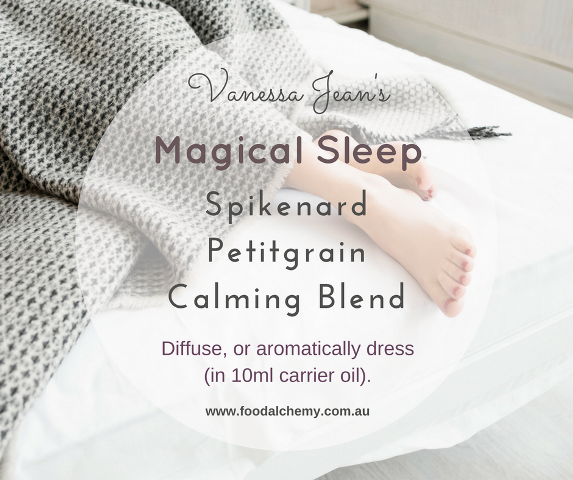 Magical Sleep essential oil blend: Spikenard, Petitgrain, Calming Blend
