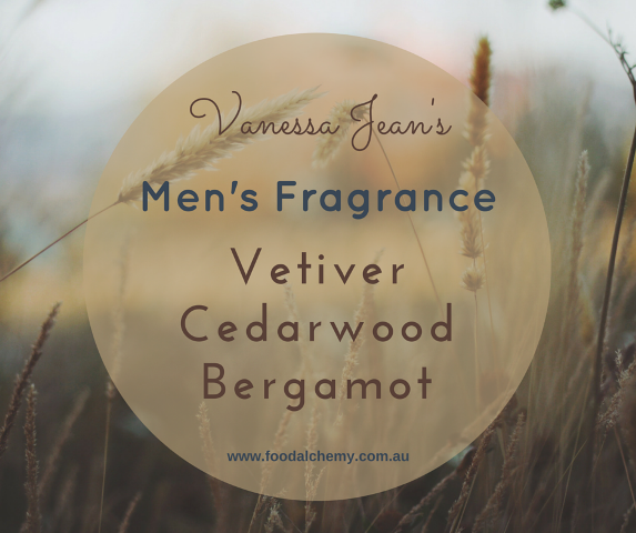 Men's Fragrance essential oil reference: Vetiver, Cedarwood, Bergamot