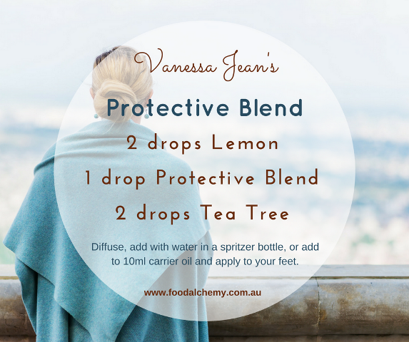 Vanessa Jean's Protective Blend with Lemon, Protective Blend, Tea Tree essential oils