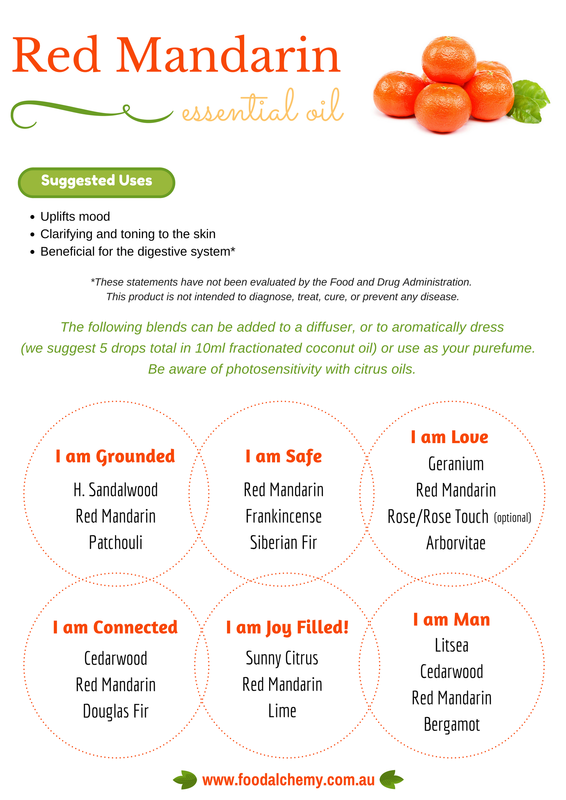 Red Mandarin essential oil fact sheet