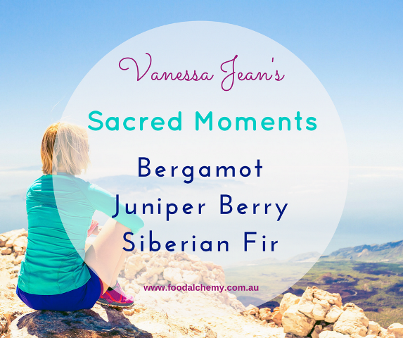 Sacred Moments essential oil reference: Siberian Fir, Bergamot, Juniper Berry