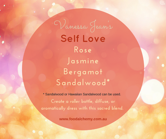 Self Love essential oil reference: Rose, Jasmine, Bergamot, Sandalwood