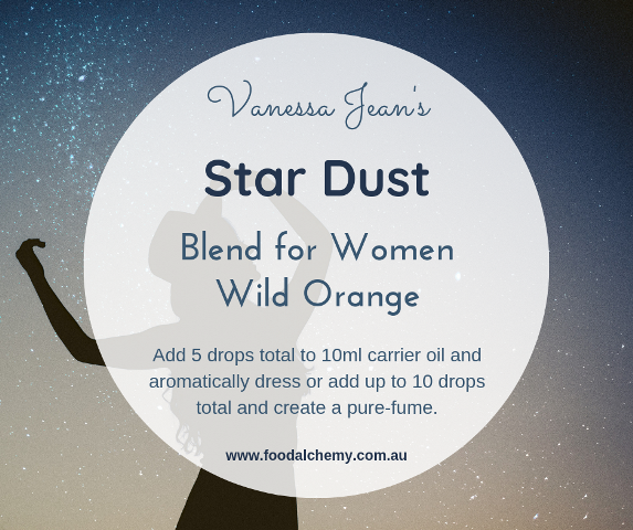 Star Dust essential oil reference: Blend for Women, Wild Orange