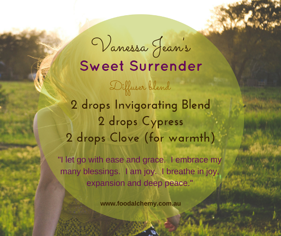 Sweet Surrender essential oil reference: Invigorating Blend, Cypress, Clove