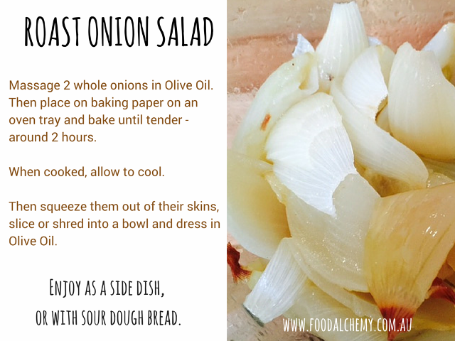 Roast Onion Salad