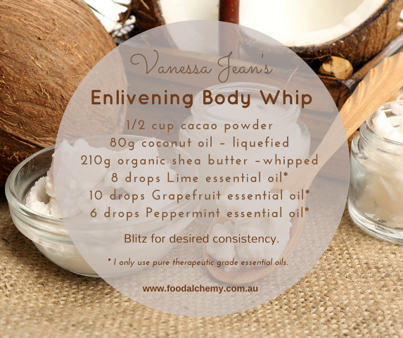 Enlivening body whip with Lime, Grapefruit, Peppermint essential oils